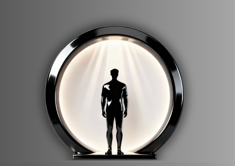 Silhouette homme Sanctuaire